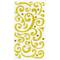 Jolee's Boutique Stickers-Gold Puffy Flourish & Gems
